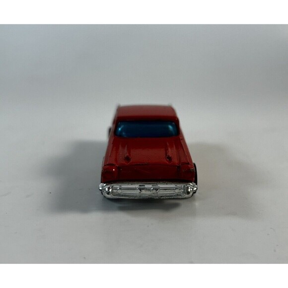 Vtg Hot Wheels 1976, 57 Chevy Hong Kong Red Yellow Nice! - Picture 6 of 8